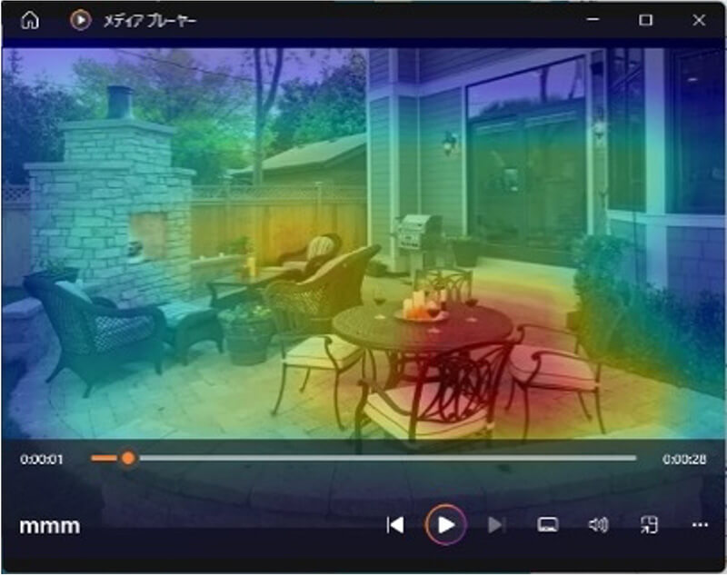 庭（patio）の動画